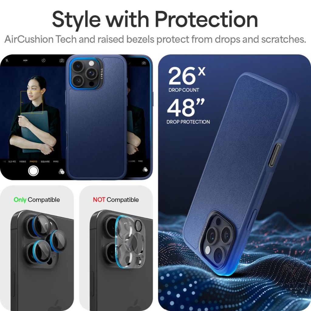 Spigen Cyrill Kajuk MagSafe Case for iPhone 16 Pro - Blue