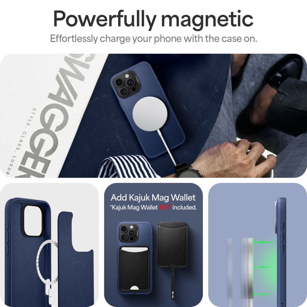 Spigen Cyrill Kajuk MagSafe Case for iPhone 16 Pro - Blue