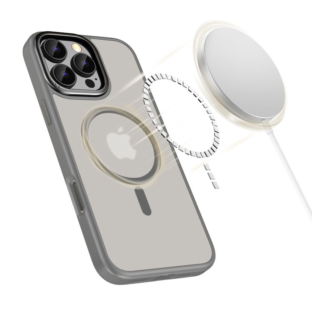 Tech-Protect MagEdge MagSafe Deksel til iPhone 16 Pro Max - Titanium