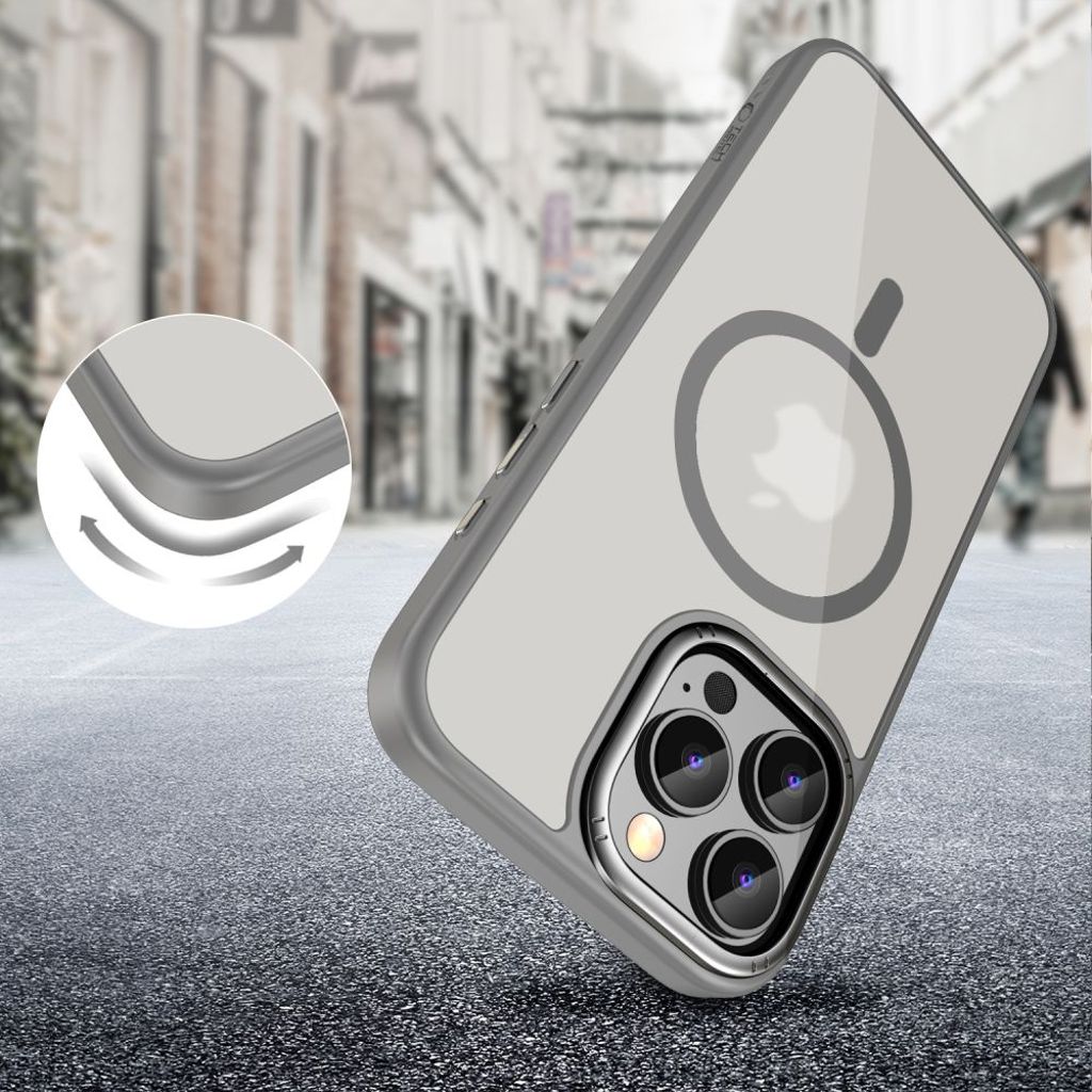 Tech-Protect MagEdge MagSafe Deksel til iPhone 16 Pro Max - Titanium