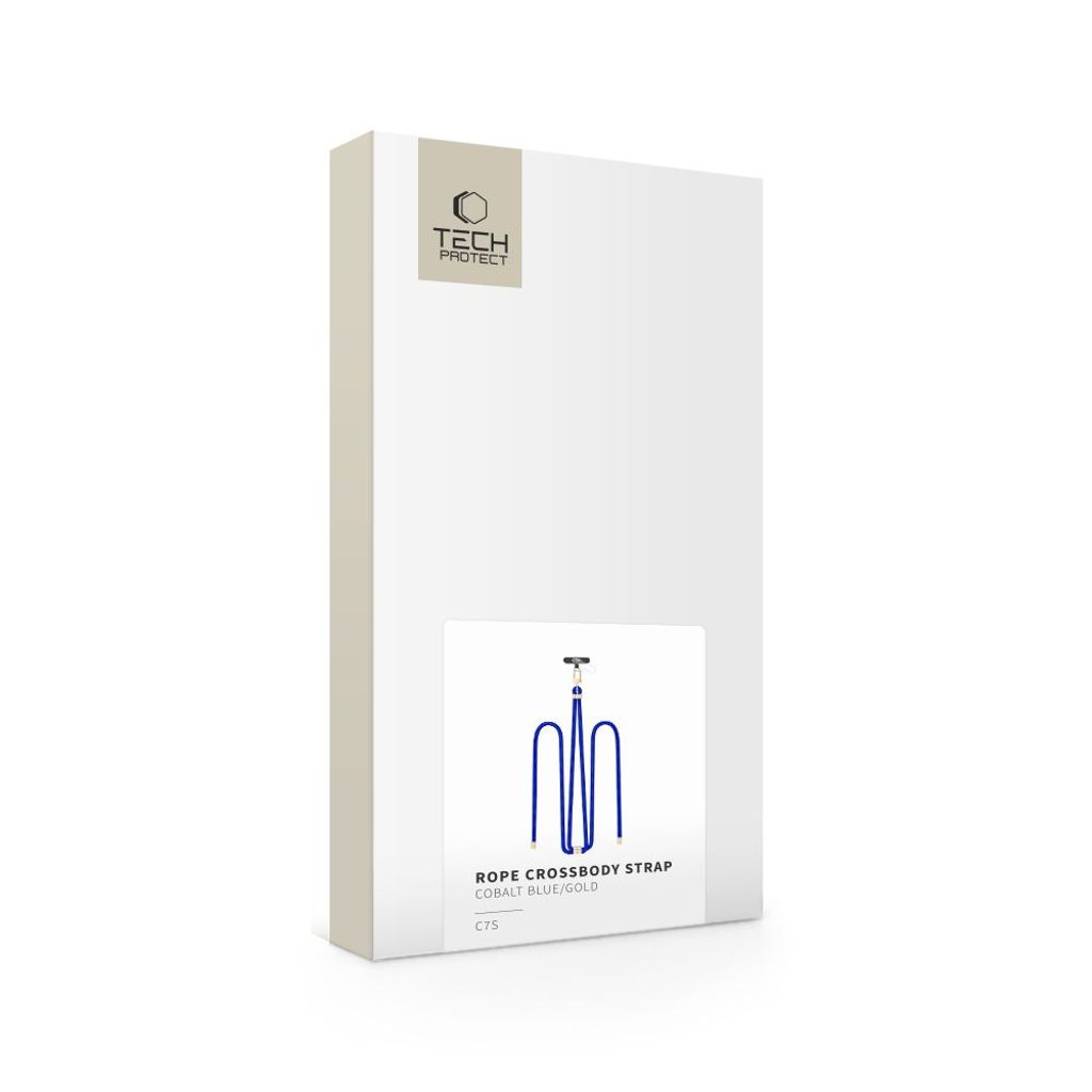 Tech-Protect C7S puhelinhihna – Sininen/Kulta