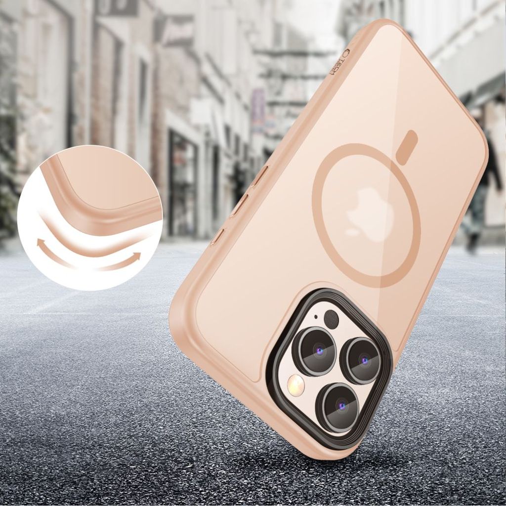 Tech-Protect MagMat MagSafe Deksel til iPhone 16 Pro Max - Rosa