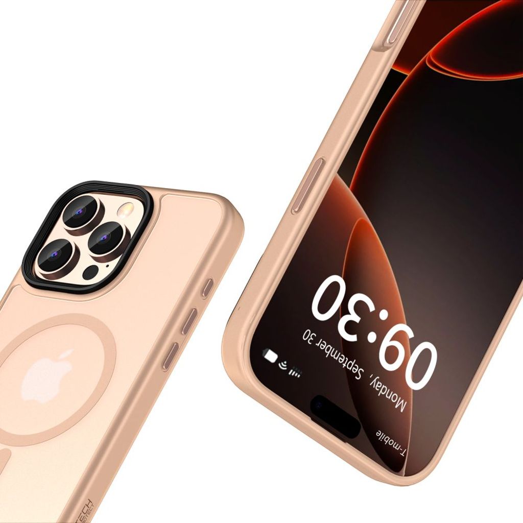 Tech-Protect MagMat MagSafe Deksel til iPhone 16 Pro Max - Rosa
