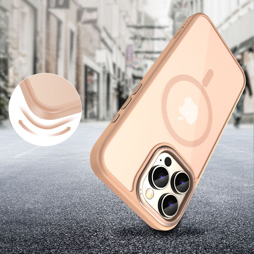 Tech-Protect MagMat MagSafe Cover til iPhone 16 Pro Max - Lyserød