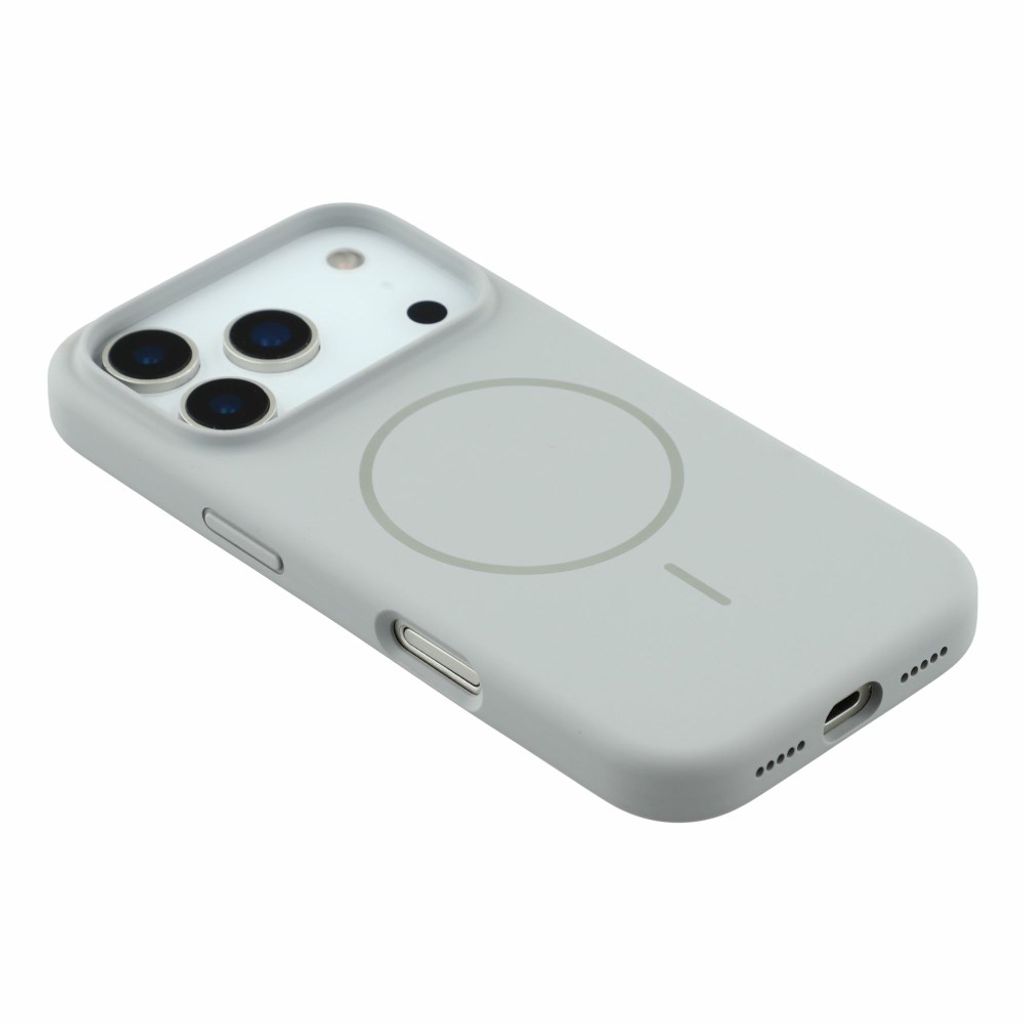X-LEVEL iPhone 18 Pro Max/17 Pro Max MagSafe kuori silikonista - Harmaa
