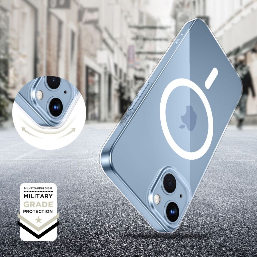 Tech-Protect FlexAir MagSafe Case for iPhone 13/14 - Transparent