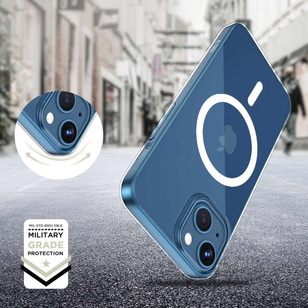 Tech-Protect FlexAir MagSafe Skal till iPhone 13 Mini - Transparent