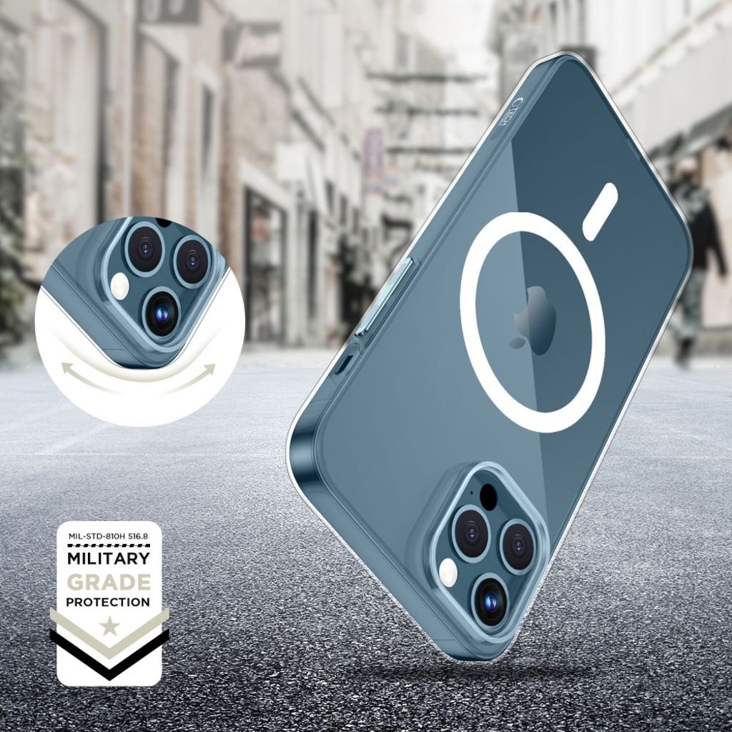 Tech-Protect FlexAir MagSafe Deksel til iPhone 12/12 Pro - Gjennomsiktig