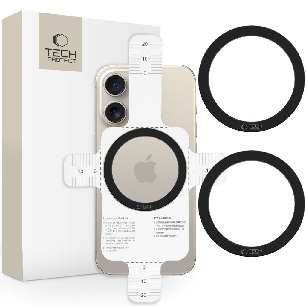 Tech-Protect MMP-110 2in1 MagSafe Ring – Sort / Sort