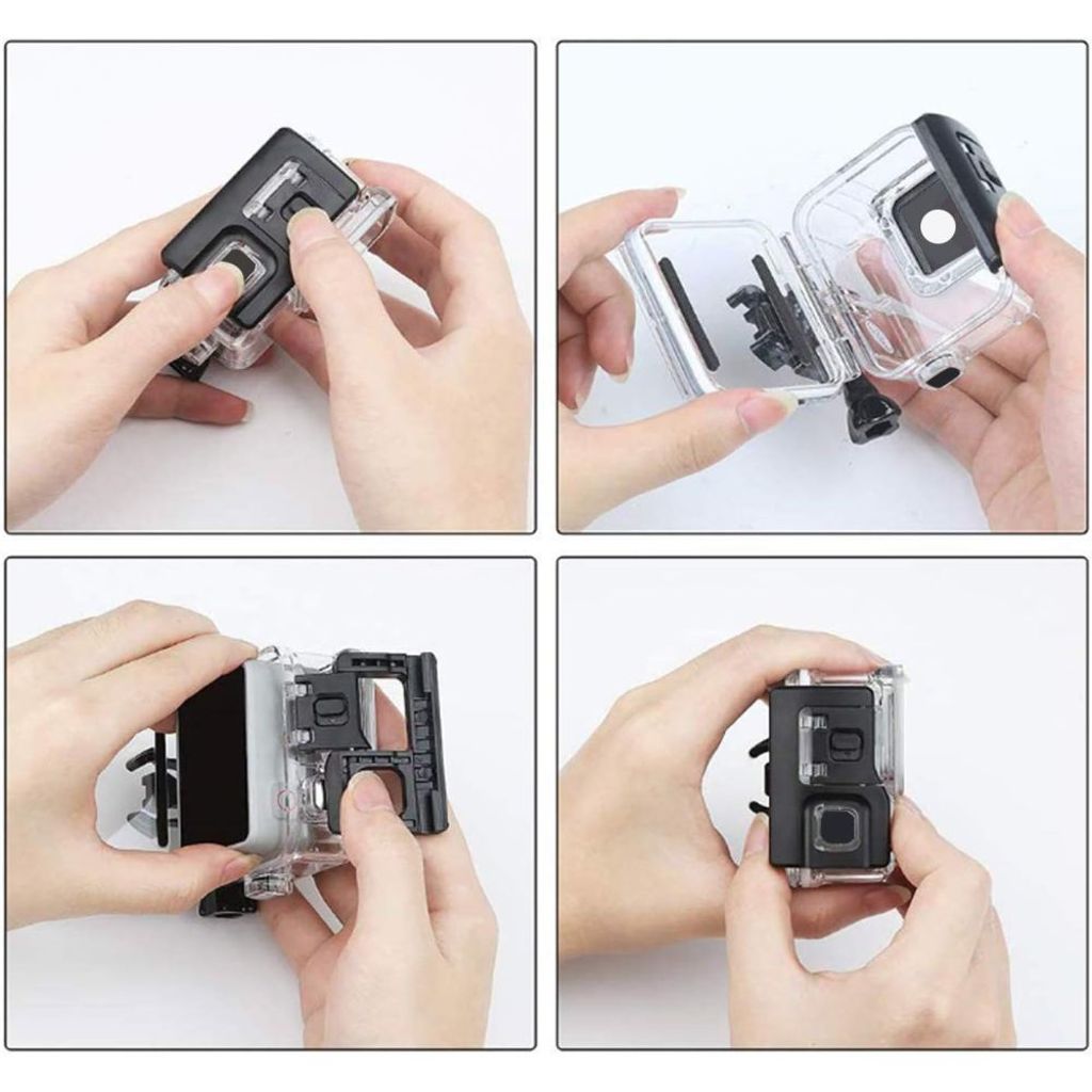 Tech-Protect GA200 Waterproof Case for GoPro Hero 5 / 6 / 7 – Transparent