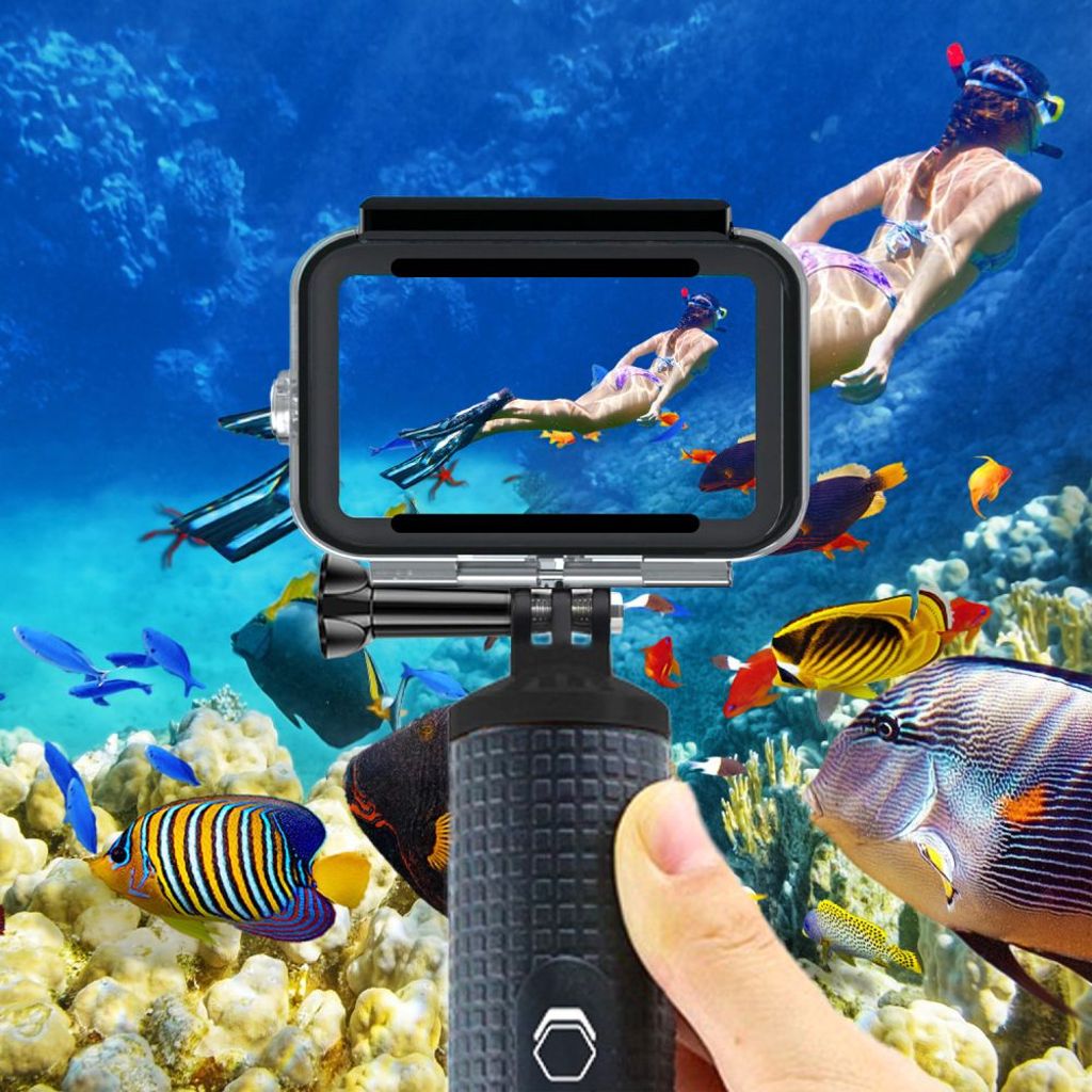 Tech-Protect GA200 Waterproof Case for GoPro Hero 9 / 10 / 11 / 12 – Transparent