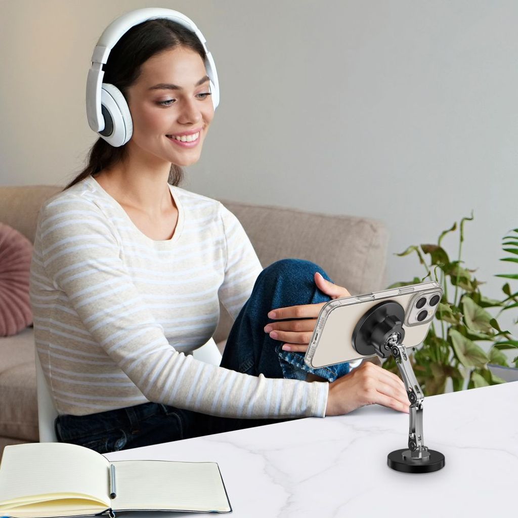 Tech-Protect N57 Magnetic MagSafe Car/Desk Mount – Black