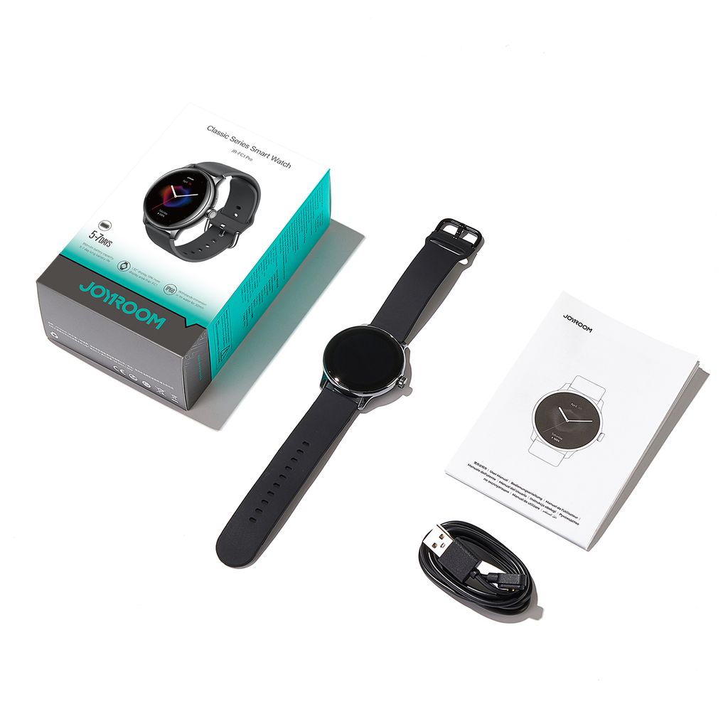 Joyroom Classis Series JR-FC1 smartklocka med samtalsfunktion – grå