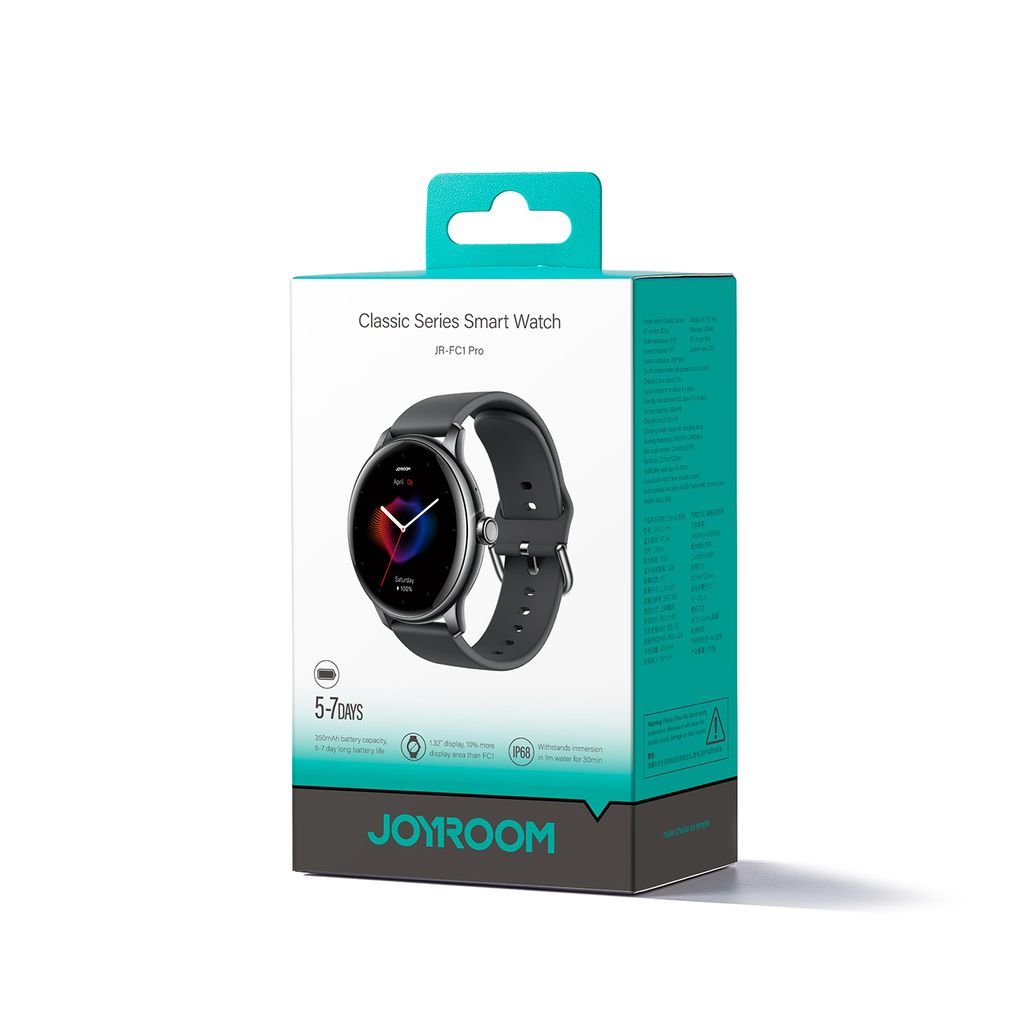 Joyroom Classis Series JR-FC1 smartklocka med samtalsfunktion – grå