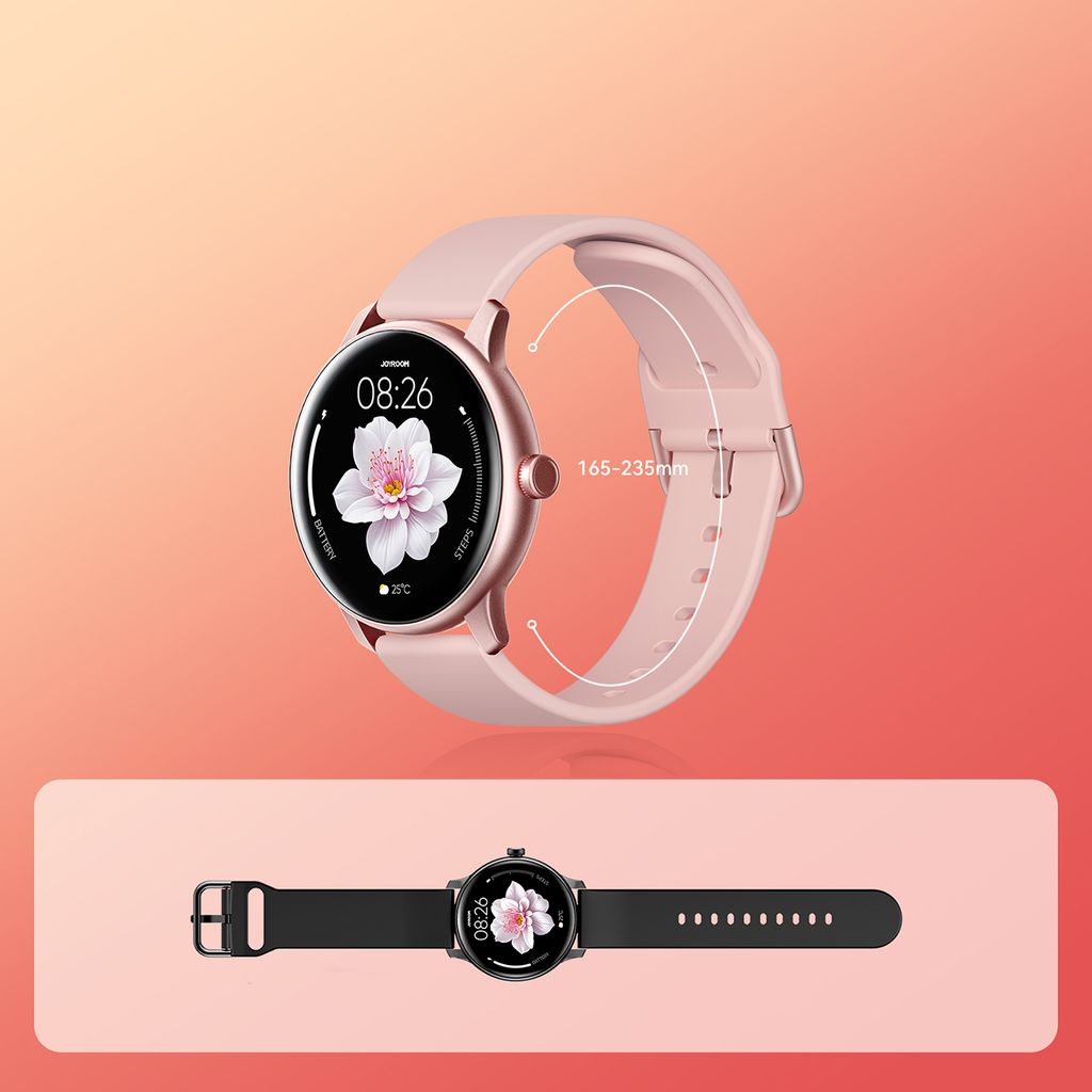 Joyroom Classis Series JR-FC1 smartklokke med anropsfunksjon IP68 - rosa