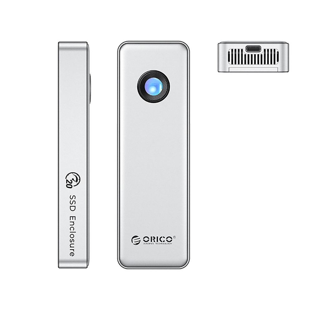 Orico OUM2-G20 M.2 NVME USB-C 3.2 disk – Silver
