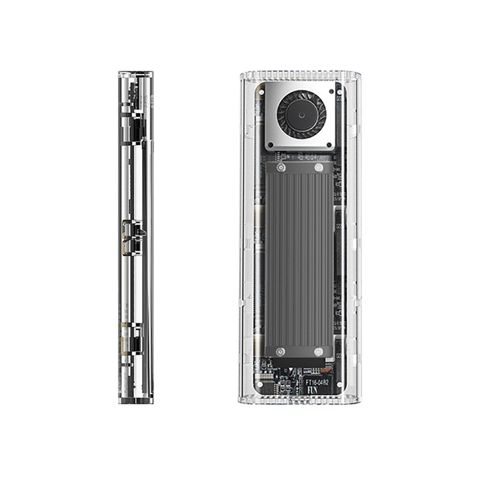 Orico TCM2-G20 M.2 NVME USB-C 3.2 Disk Drive Silver/Transparent