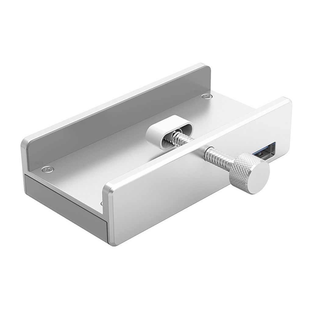Orico MH4PU Hub Clamp-Mounted 4x USB-A 3.0 – Sølv