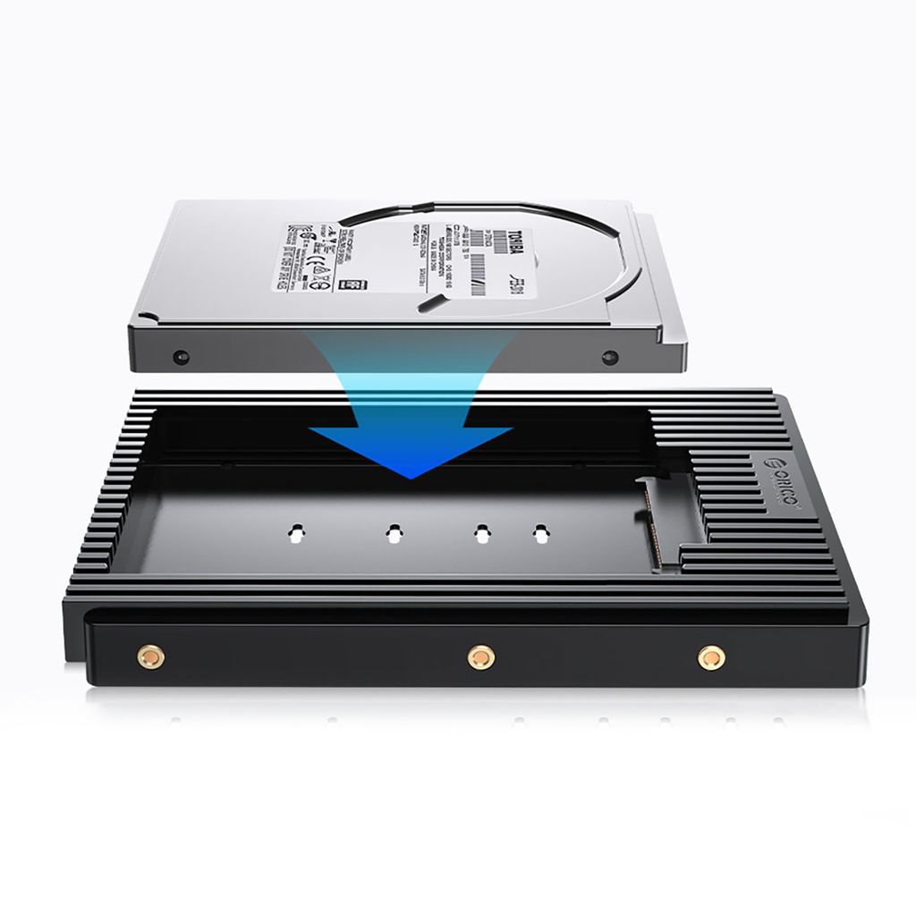 Orico D2SS-6G drive adapter 2,5" til 3,5" omformer - svart