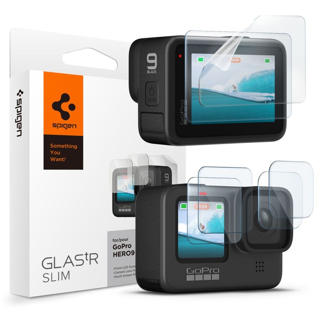 Spigen GoPro Hero 9/10/11/12 Screen Protector 2-Pack – Transparent