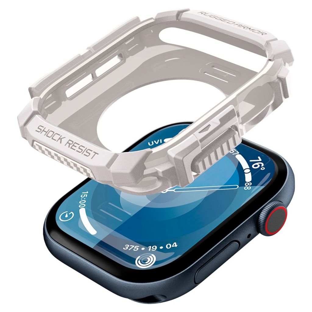 Spigen Rugged Armor Klokkereim til Apple Watch 10 46 mm - Beige