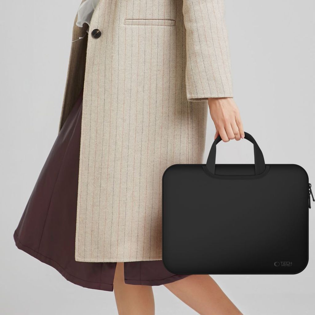 Tech-Protect Neoprene Laptopväska 13–14 tum – svart