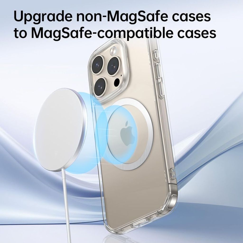 Tech-Protect MMP-110 2in1 magnetisk ring med MagSafe – sølv-sort