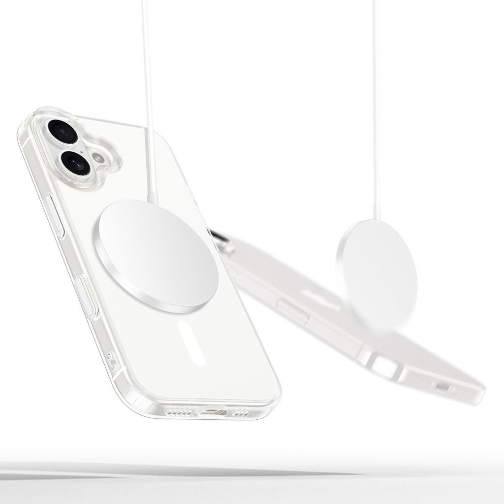 Tech-Protect Flexair Hybrid CC Magsafe Case for iPhone 16 - Transparent