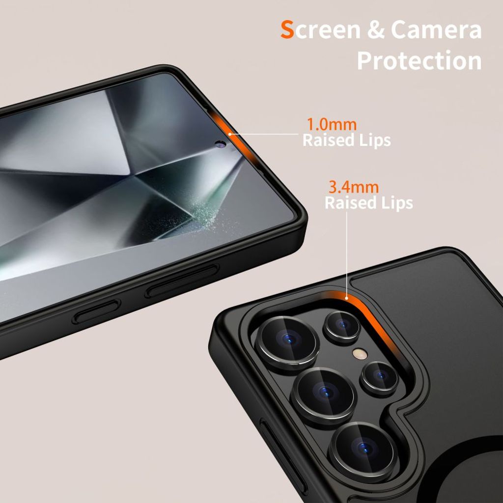 Tech-Protect MagMat MagSafe Deksel til Samsung Galaxy S25 Ultra - Svart