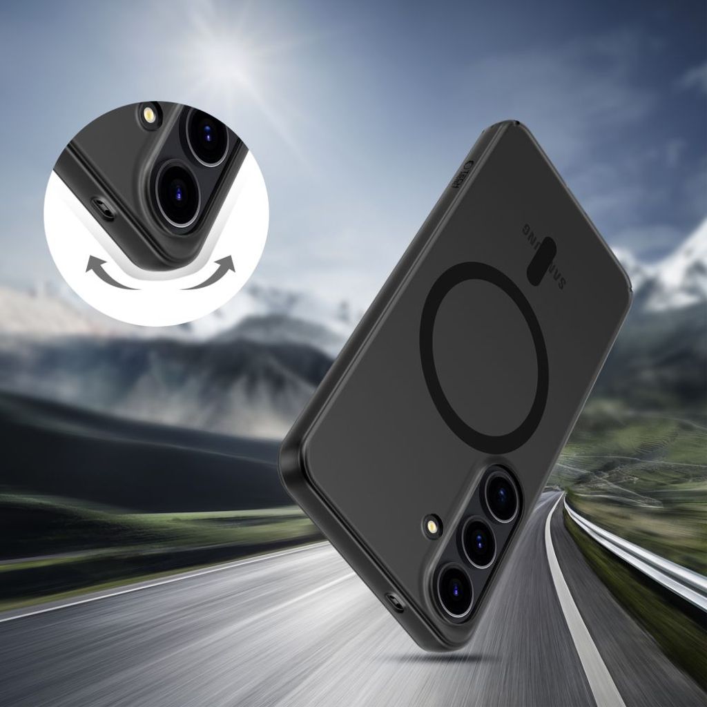 Tech-Protect MagSlim MagSafe Skal till Samsung Galaxy S25 - Svart