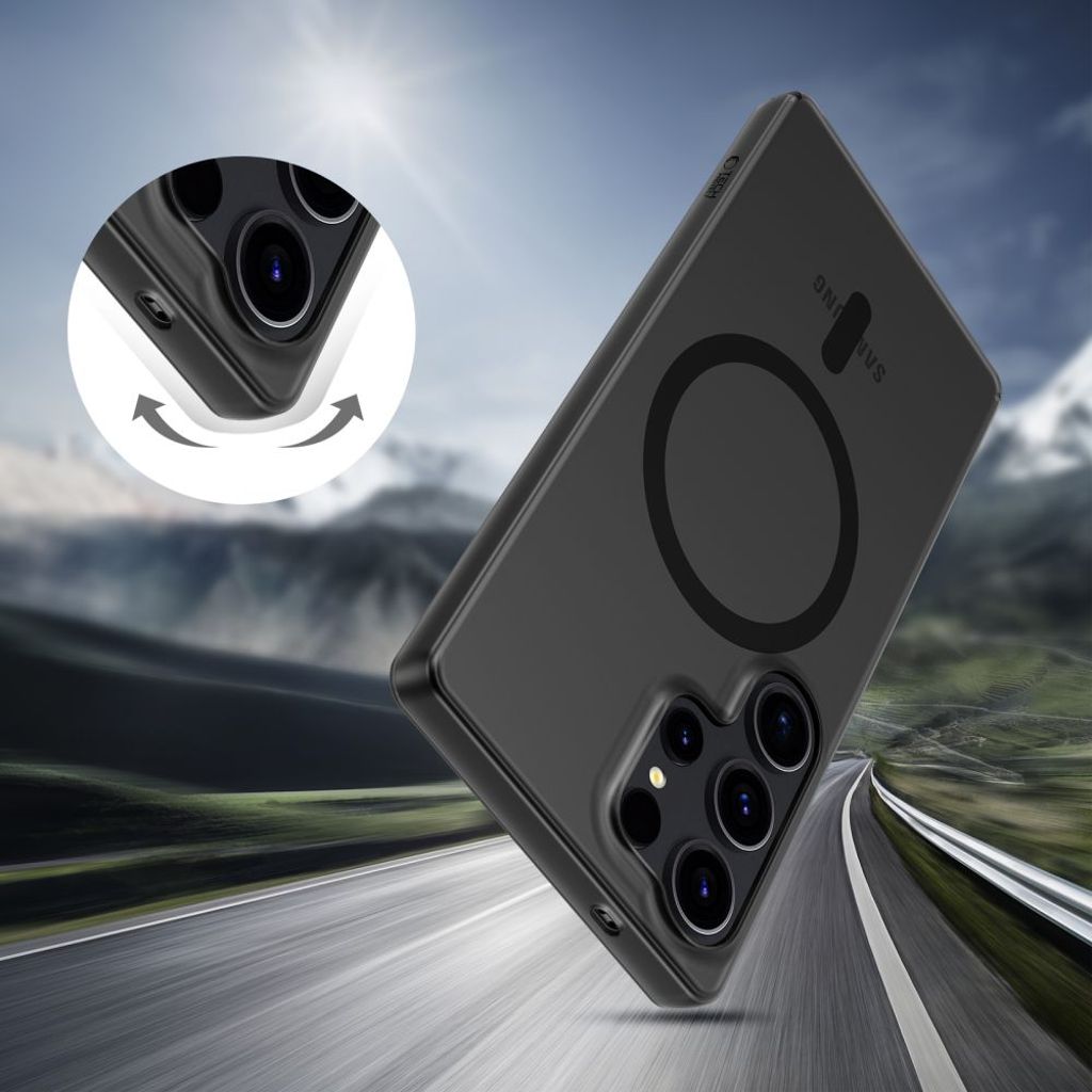 Tech-Protect MagSlim MagSafe Deksel til Samsung Galaxy S25 Ultra - Svart