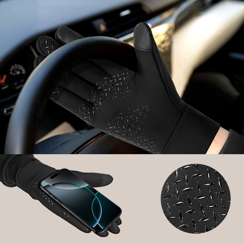 Tech-Protect WG01 hansker med berøringstupper M – svart