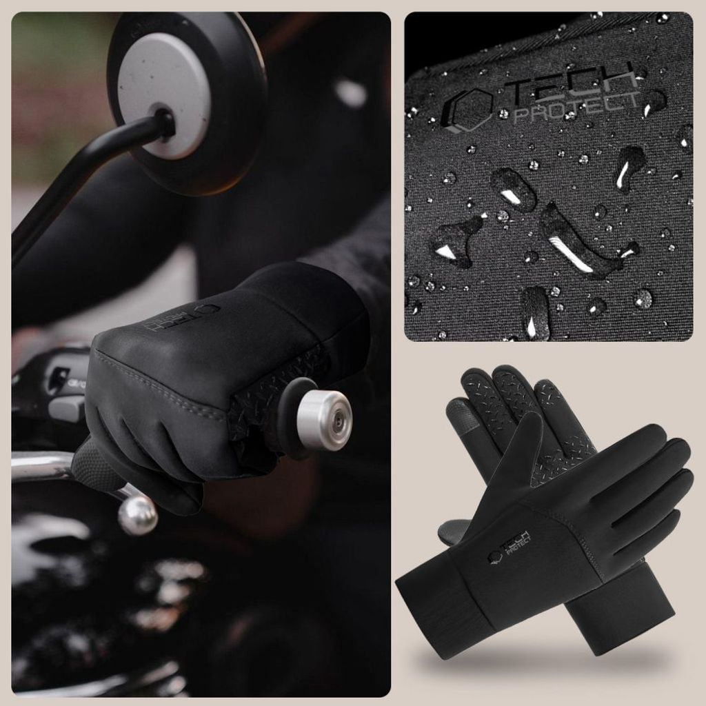 Tech-Protect WG01 hansker med berøringstupper M – svart