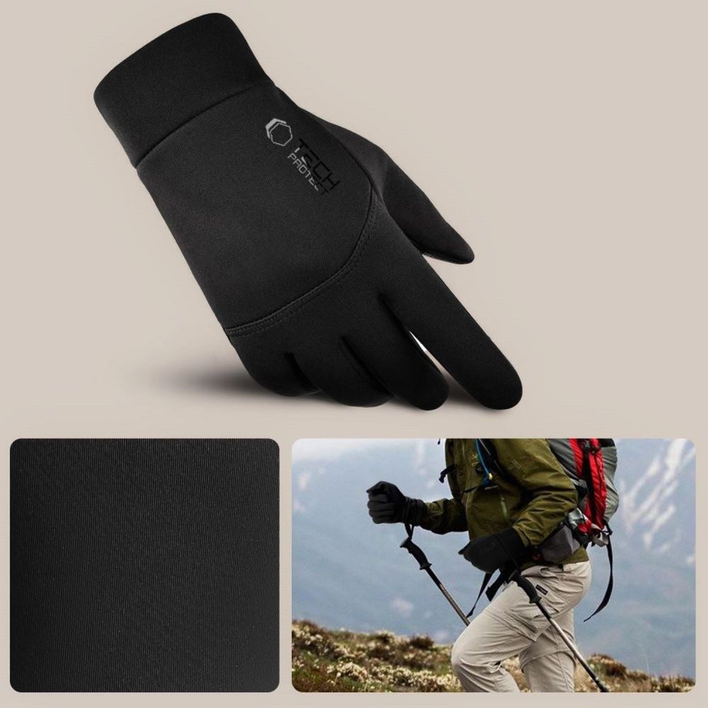 Tech-Protect WG01 hansker med berøringstupper L – svart