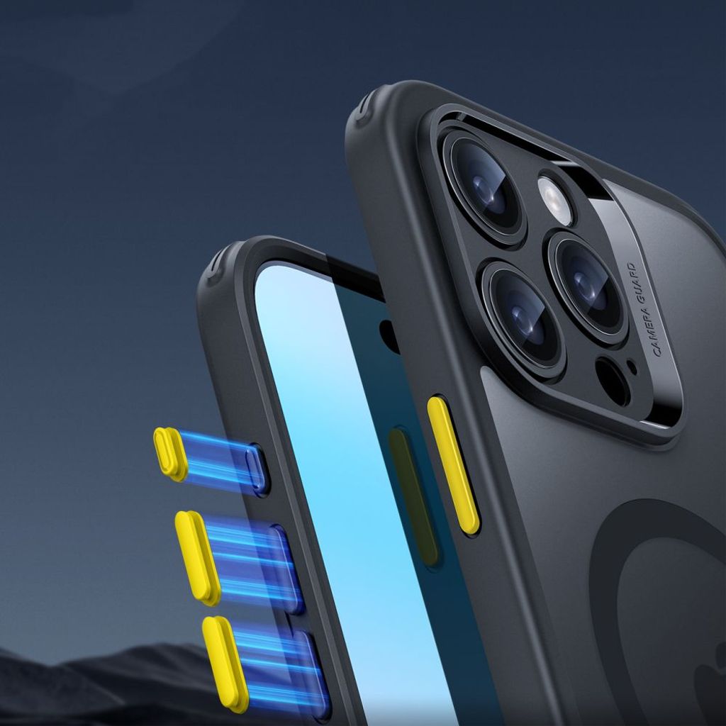 ESR Classic Pro Halolock MagSafe Set Cover & Skærmbeskyttelse til iPhone 16 Pro - Sort