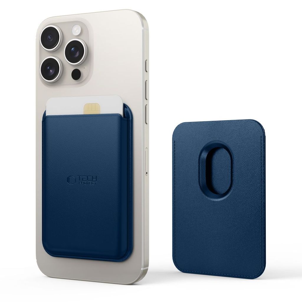 Tech-Protect MagWallet MagSafe korttikotelo – Sininen