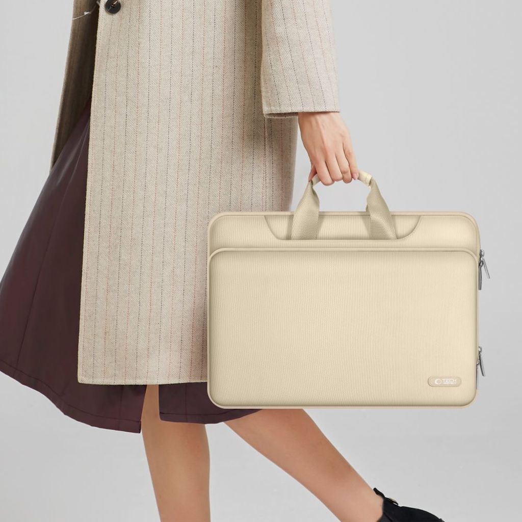 Tech-Protect Pocket 13-14 laptop bag - beige