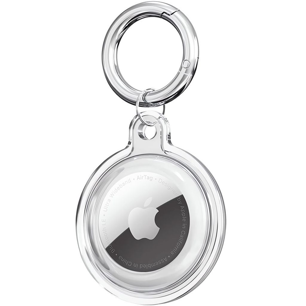 Tech-Protect Apple AirTag Kuori 4-pakkaus – Läpinäkyvä