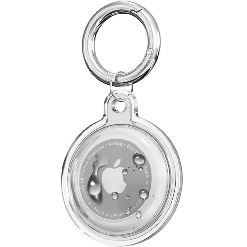 Tech-Protect Apple AirTag Kuori 4-pakkaus – Läpinäkyvä