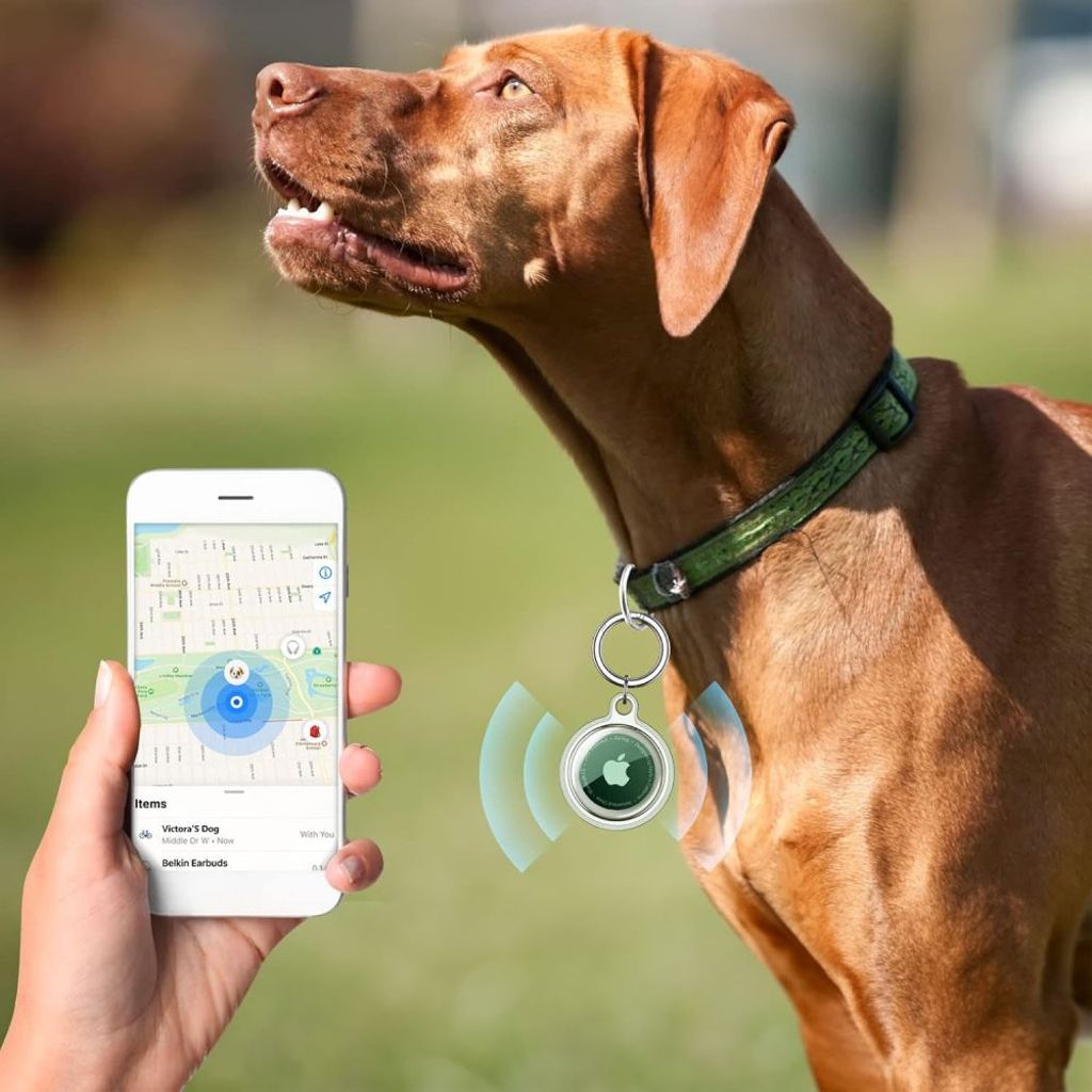 Tech-Protect Apple AirTag Kuori 4-pakkaus – Läpinäkyvä