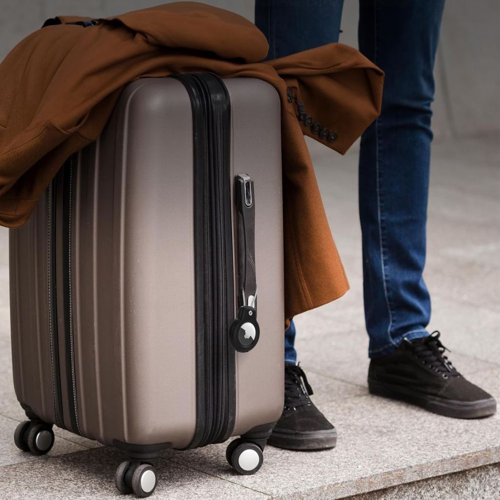 Tech-Protect Apple AirTag Kuori Karabiinihakalla 2-pakkaus – Musta