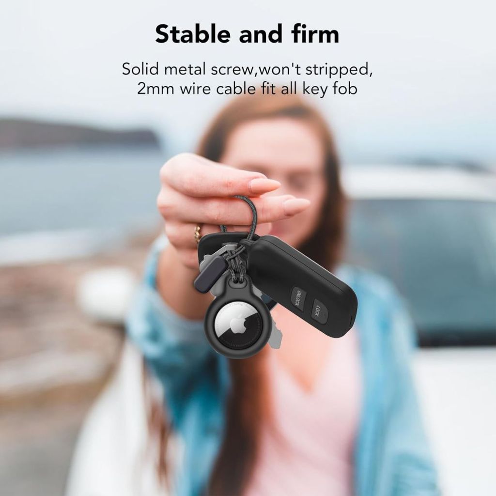 Tech-Protect Apple AirTag Kuori 2-pakkaus – Musta