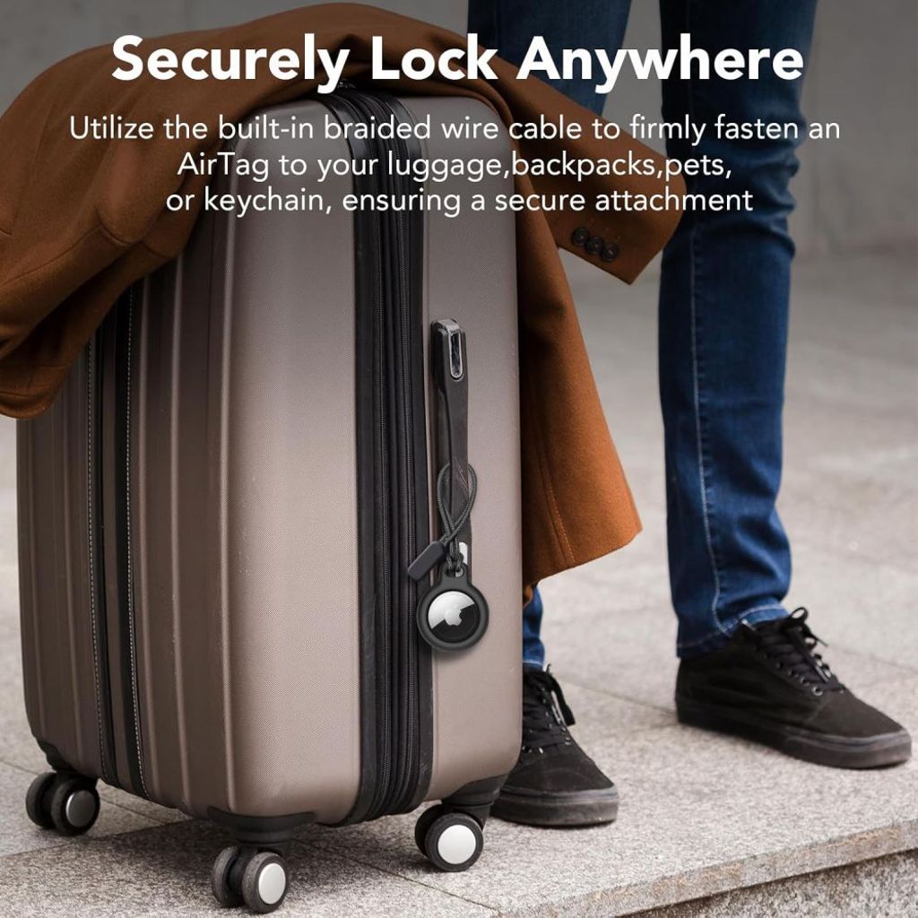 Tech-Protect Apple AirTag Kuori 2-pakkaus – Musta