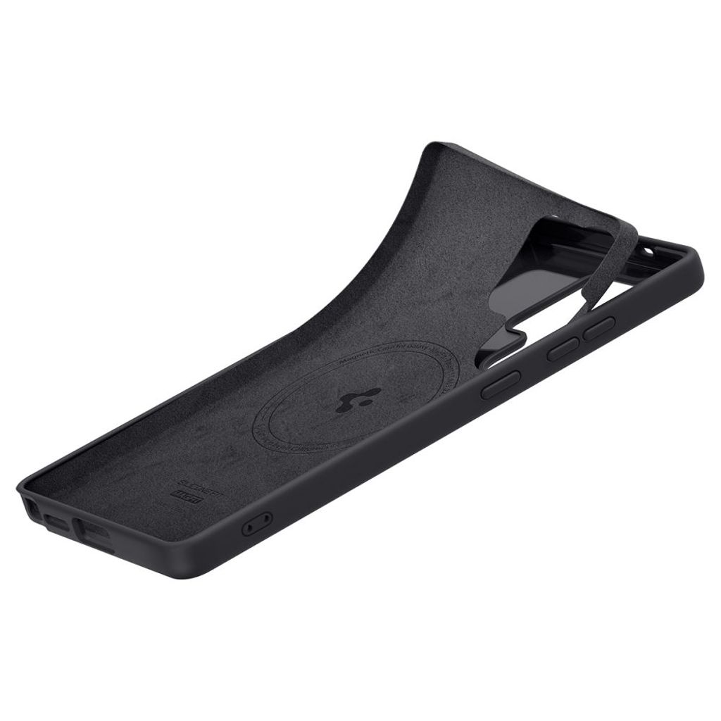 Spigen Silicone Fit MagSafe Deksel til Samsung Galaxy S25 Ultra - Svart