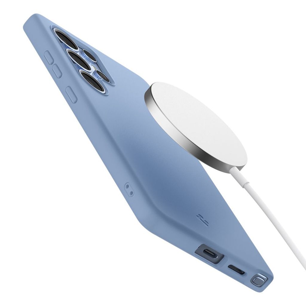 Spigen Silicone Fit MagSafe Deksel til Samsung Galaxy S25 Ultra - Blå