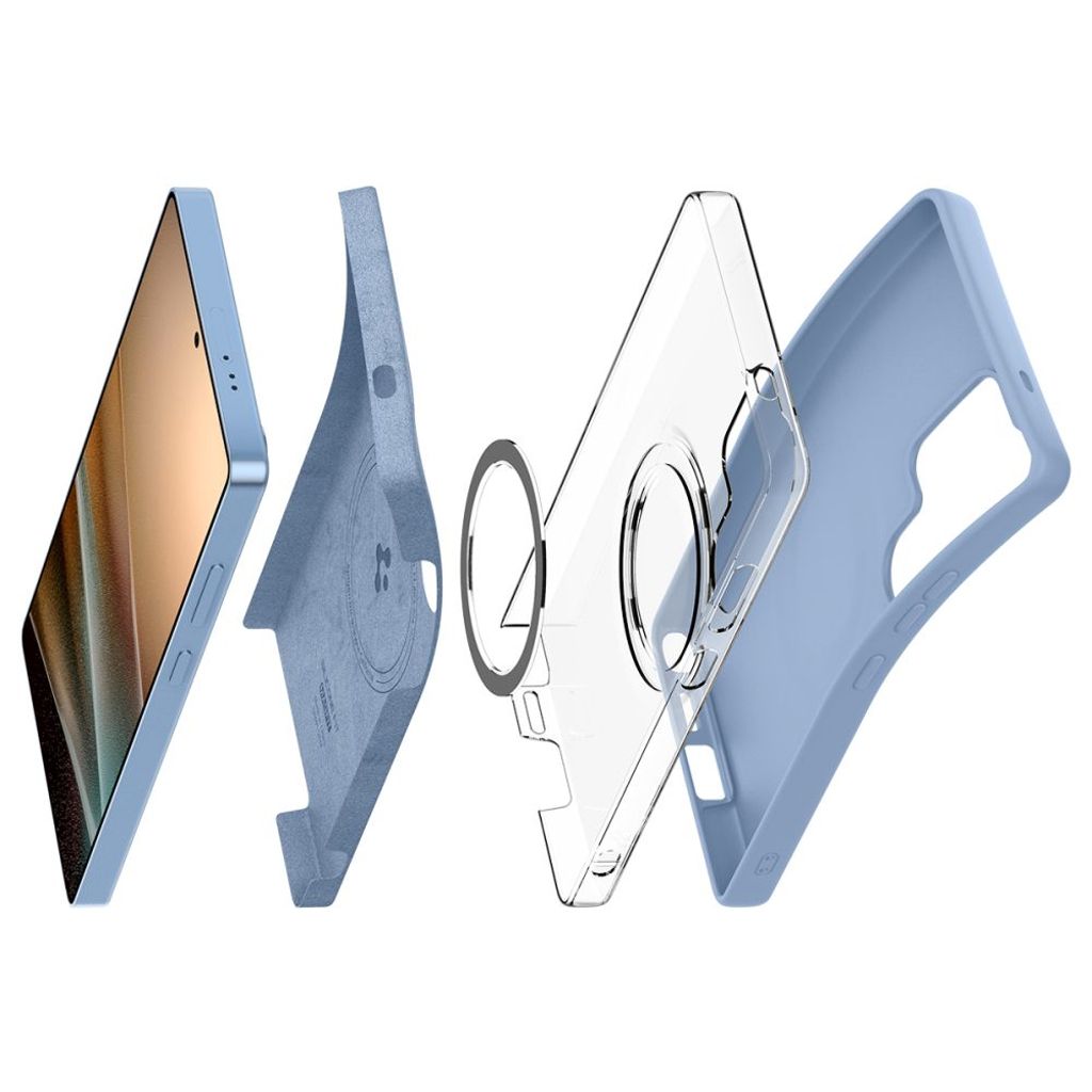 Spigen Silicone Fit MagSafe Deksel til Samsung Galaxy S25 Ultra - Blå