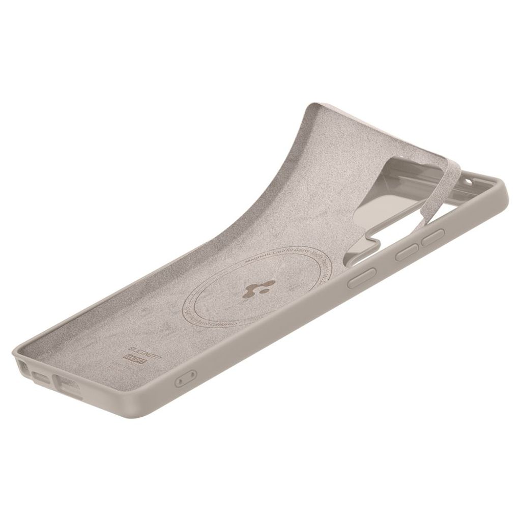Spigen Silicone Fit MagSafe Deksel til Samsung Galaxy S25 Ultra - Titanium