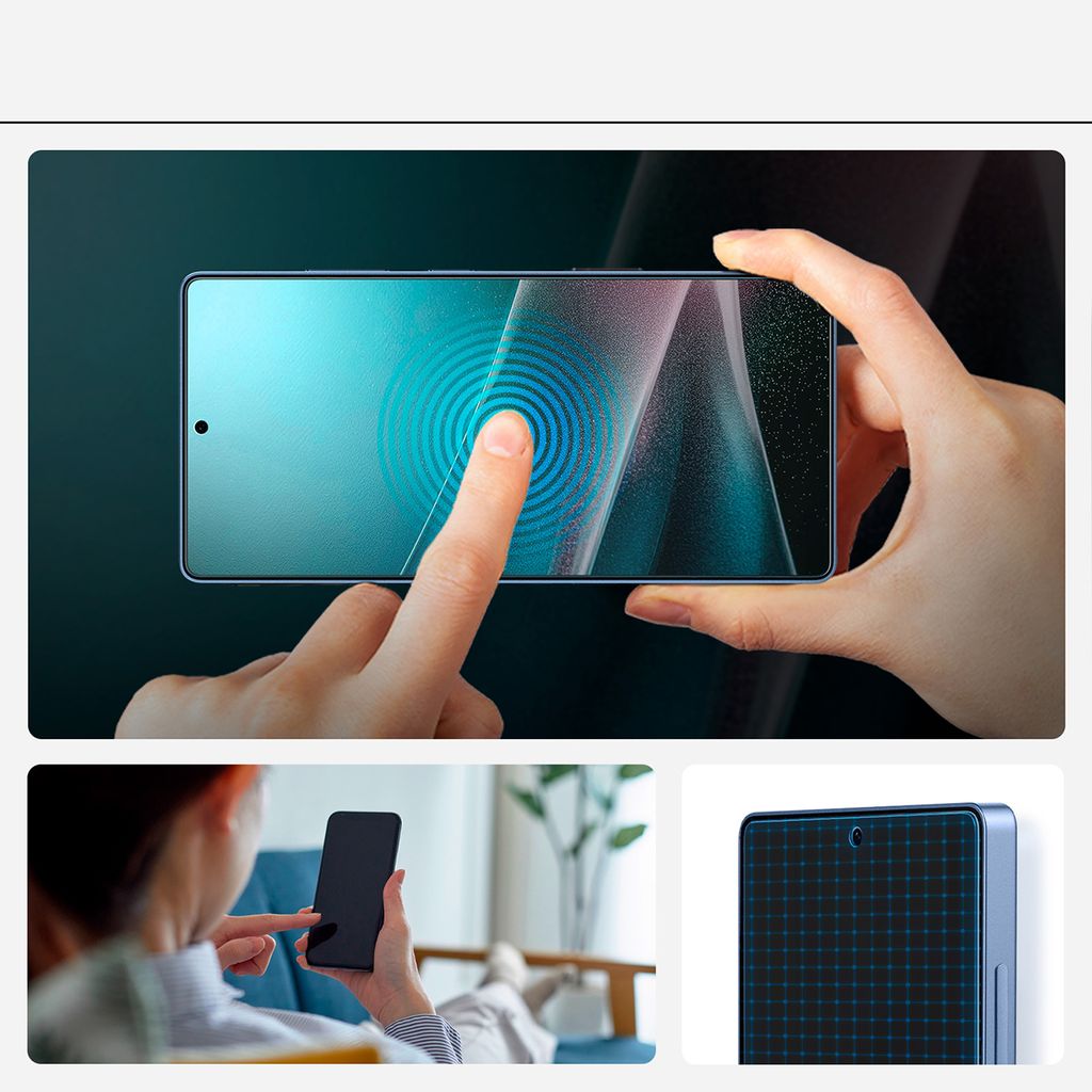 Spigen Elite Shield EZ FIT Skjermbeskytter til Samsung Galaxy S25 Ultra