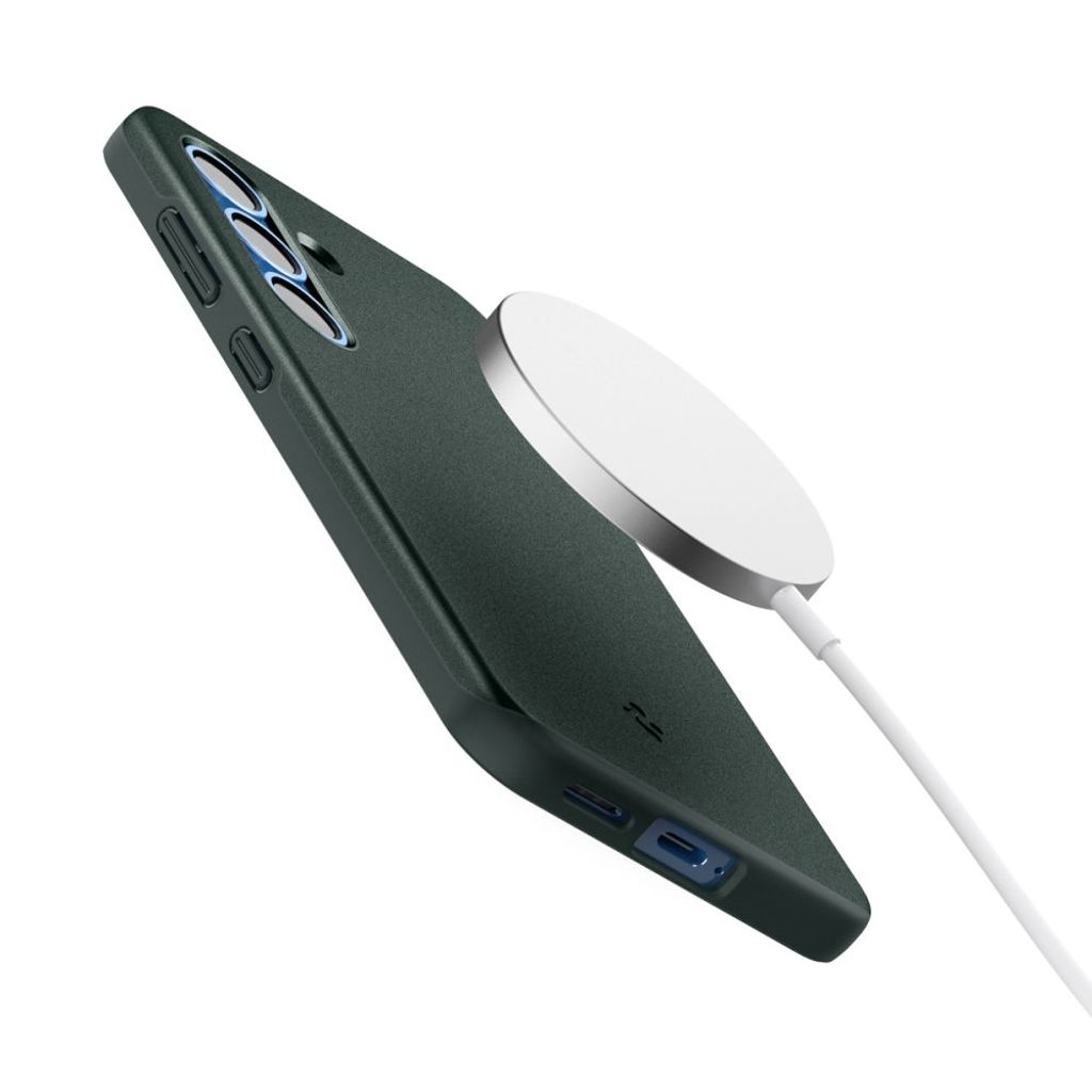 Spigen Thin Fit Skal till Samsung Galaxy S25 - Grön