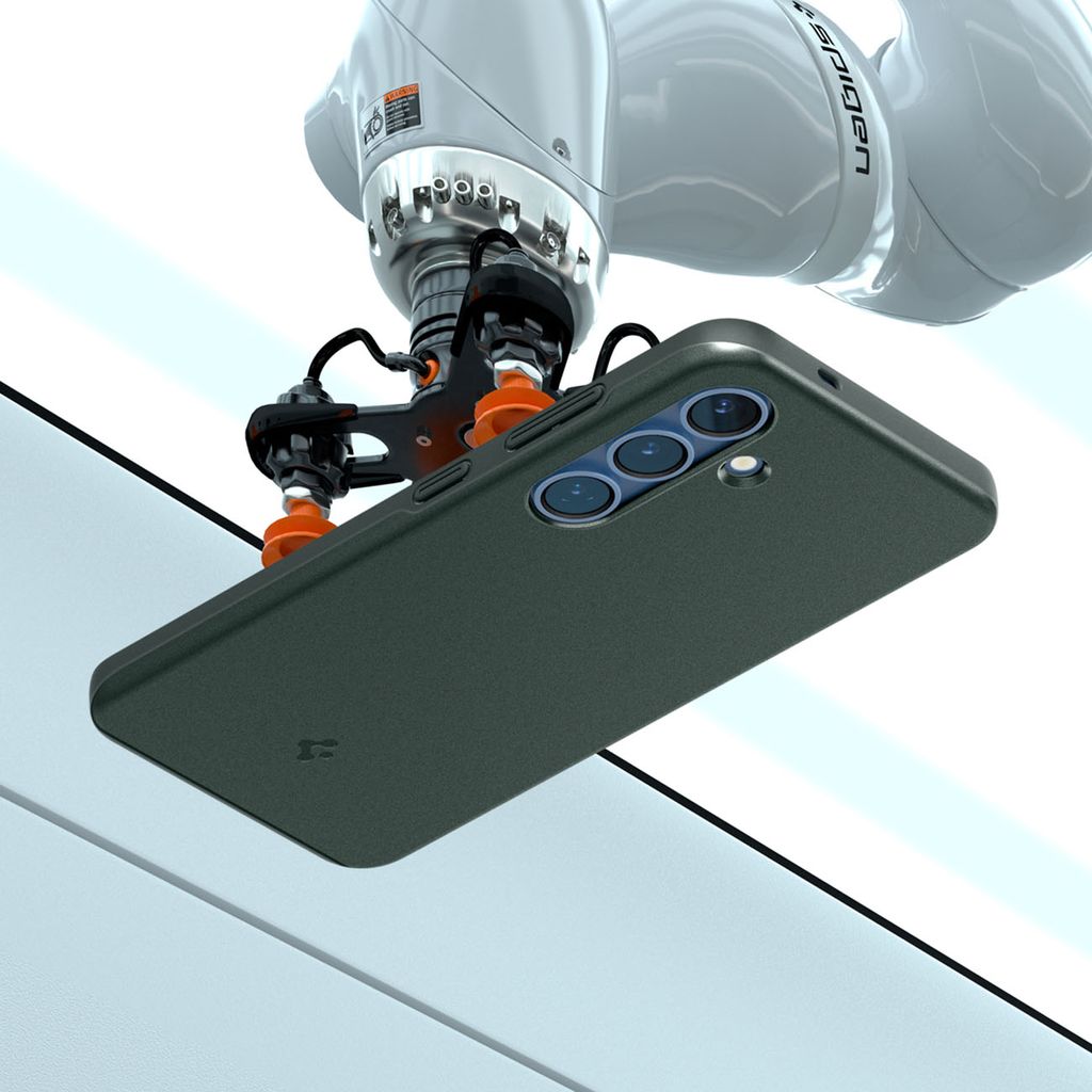 Spigen Thin Fit Skal till Samsung Galaxy S25 - Grön